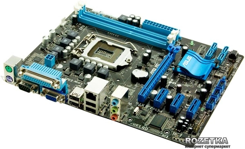 б\в Материнська плата MB Asus P8H61-M LX/ H61, s1155, DDR3 1333/1066, HD Graphics, PCI-E 16x, 4xSATA3, no RAID, 1х1Gb Lan, SB 8Ch,