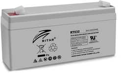 Акумуляторна батарея AGM RITAR RT632, 6V-3.2Ah