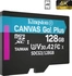 MicroSDXC 128GB Kingston Canvas Go Plus Class 10 UHS-I U3 A2 V30 (SDCG3/128GB) + SD-adapter
