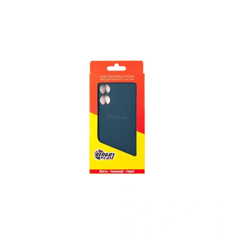 Чохол до мобільного телефона Dengos Carbon Oppo A17 (blue) (DG-TPU-CRBN-160)