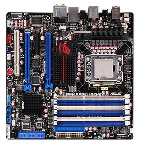 б\в Материнська плата ASUS Rampage II gene + i7-960+ кулер