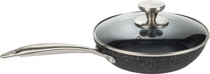 Сковорідка  Holmer Elegance 26 см з кришкою Чорна (FP-22726-SSMBML)