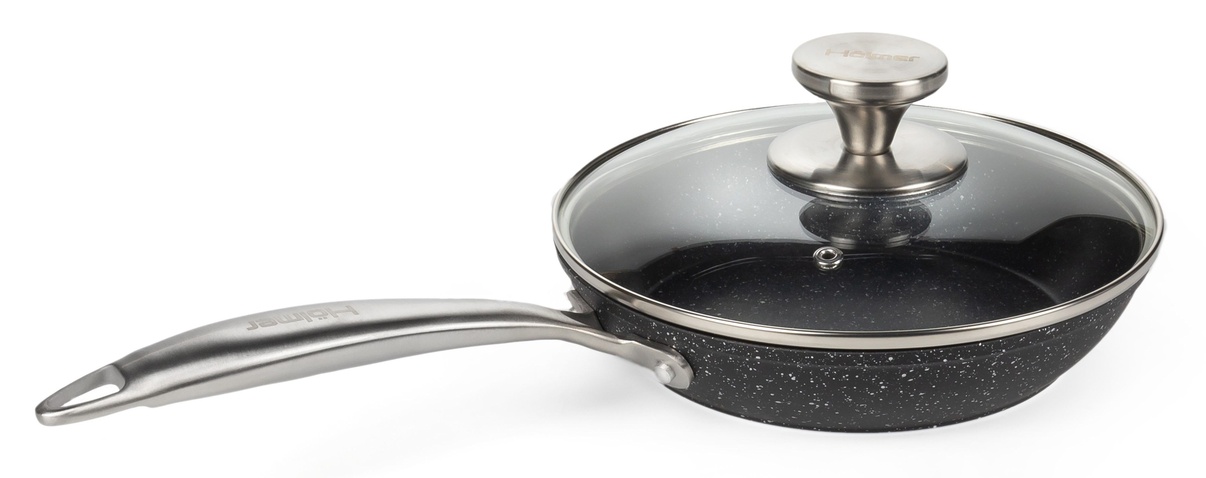 Сковорідка  Holmer Elegance 20 см з кришкою Чорна (FP-22720-SSMBML)