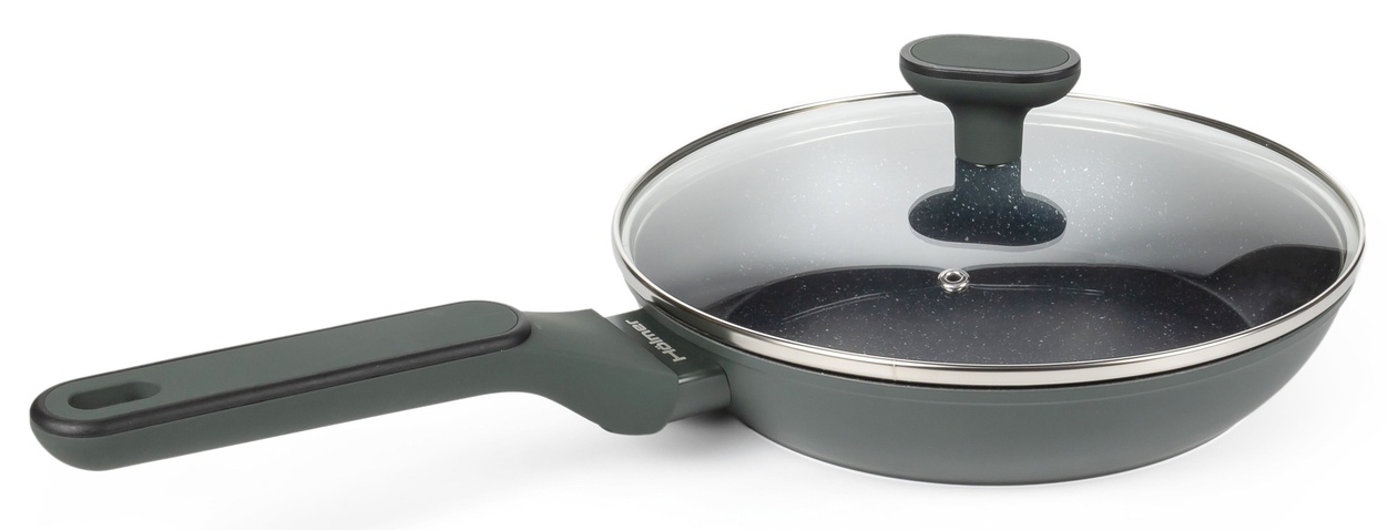 Сковорідка  Holmer Modern 24 см з кришкою Чорна (FP-22724-SGMGL)