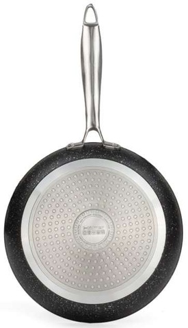 Сковорідка  Holmer Elegance 26 см з кришкою Чорна (FP-22726-SSMBML)