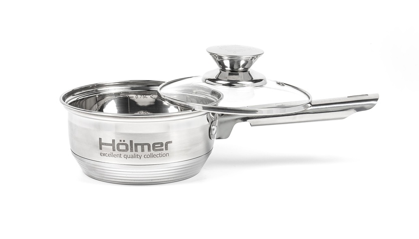 Ківш з кришкою  Holmer Tasty Life 1,1л (SP-12511-SS)