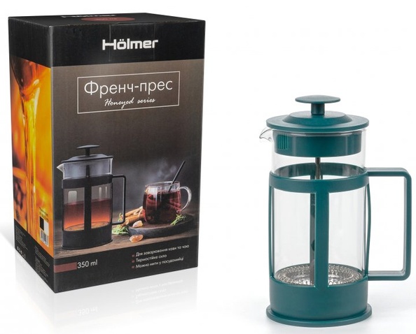 Френч-прес  Holmer Honeyed 350 мл Зелений