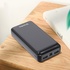 Зовнішній акумулятор (Power Bank)  Colorway 20000mAh Slim, Black