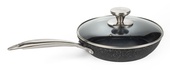 Сковорідка  Holmer Elegance 22 см з кришкою Чорна (FP-22722-SSMBML)