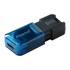 Флеш накоплювач USB3.2 256GB Type-C Kingston DataTraveler 80 M Blue/Black (DT80M/256GB)