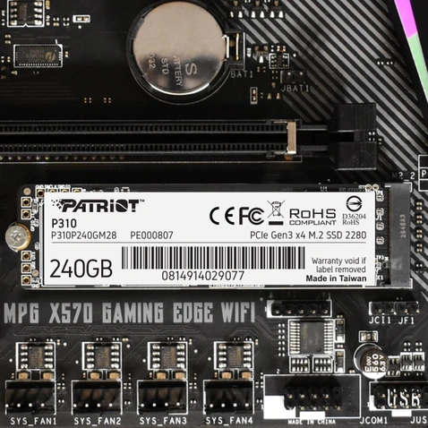 Накопичувач M.2 SSD 240GB Patriot P310 (P310P240GM28)