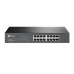 Switch TP-LINK TL-SG1016D 16-port 19"RM (16-port Gigabit Desktop/Rackmount Switch, 16 x 10/100/1000M RJ45 ports, metal case)