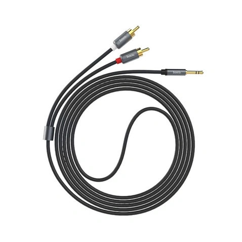 Аудио-кабель Hoco UPA10 double lotus rca audio cable 3.5mm