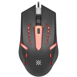 Мишка Defender Flash MB-600L Black (52600)для ноутбука, для комп'ютера, USB, 1200 dpi, 3, 1.5 м