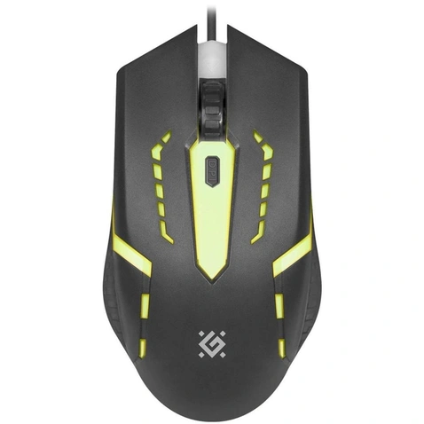 Мишка Defender Flash MB-600L Black (52600)для ноутбука, для комп'ютера, USB, 1200 dpi, 3, 1.5 м