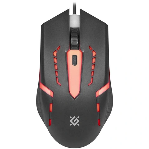 Мишка Defender Flash MB-600L Black (52600)для ноутбука, для комп'ютера, USB, 1200 dpi, 3, 1.5 м