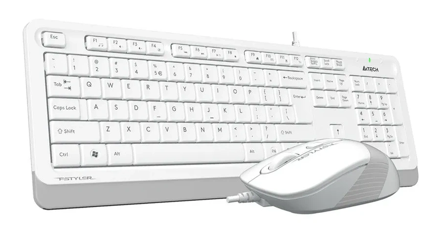 Комплект A4-Tech Fstyler F1010 USB White