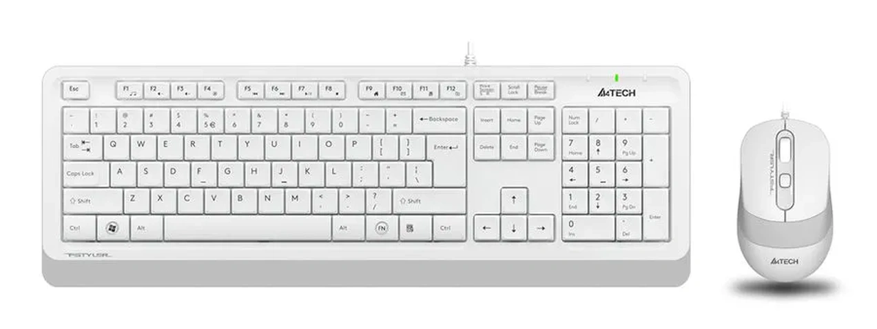 Комплект A4-Tech Fstyler F1010 USB White