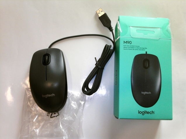 Мишка Logitech M90 (910-001793) Dark