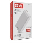 Зовнішній акумулятор (Power Bank) Colorway 20000mAh Slim (USB QC3.0 + USB-C PD 20W) White