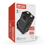 Зовнішній акумулятор (Power Bank) Colorway 60000mAh Powerful (USB QC3.0 + USB-C PD) 65W Black