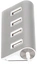 USB концентратор (Hub) Maxxter 2.0 4 порти метал, серіблястий (HU2A-4P-01)