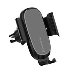 Автомобільний тримач з безпровідною зарядкою  ColorWay Air Vent Car Wireless Charger 15W Black