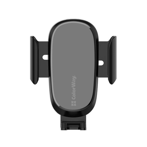 Автомобільний тримач з безпровідною зарядкою  ColorWay Air Vent Car Wireless Charger 15W Black