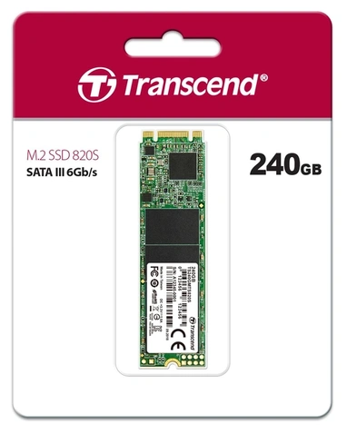 Накопичувач SSD M.2 2280 240GB Transcend (TS240GMTS820S)