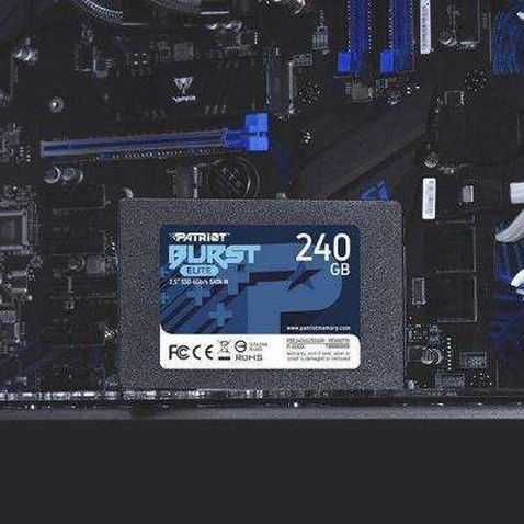 Накопичувач 2.5" SSD 240GB Patriot Burst Elite (PBE240GS25SSDR)