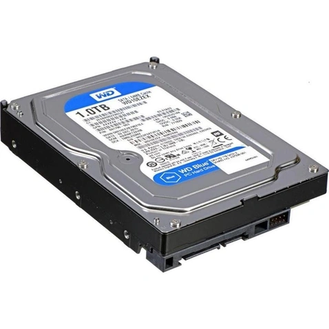 Накопичувач HDD 1000Gb WD 7200 SATA IIl 64MB (WD10EZEX) Caviar Blue