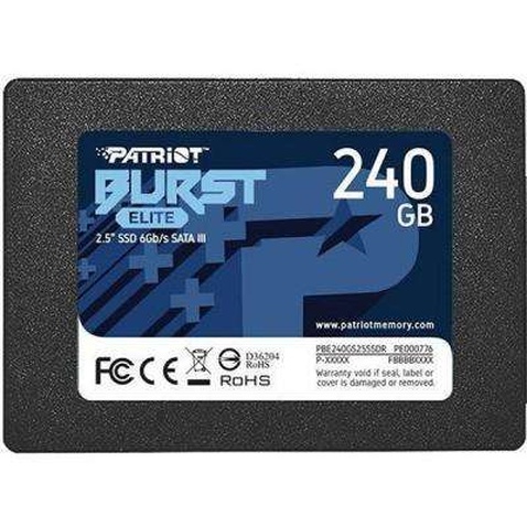 Накопичувач 2.5" SSD 240GB Patriot Burst Elite (PBE240GS25SSDR)