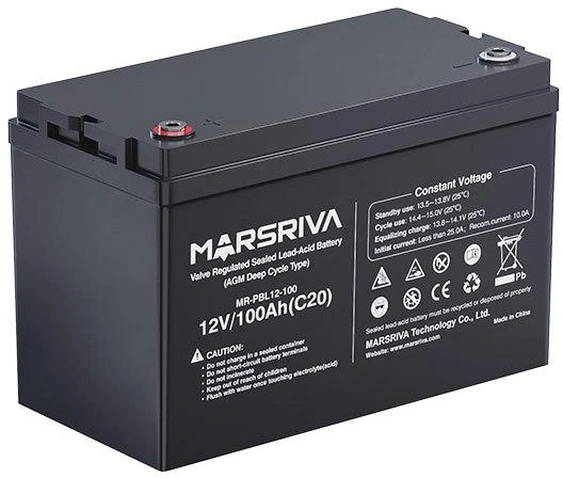 Акумуляторна батарея MARSRIVA AGM 12 - 100 AH (MR-PBL12-100)