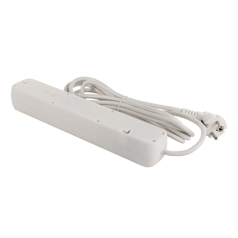 Мережевий фільтр ColorWay 5 розеток/3M (CW-PSEA53W) White