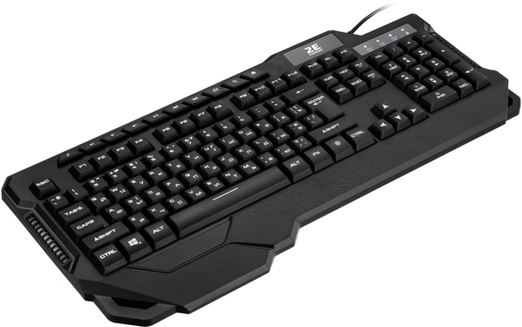 Клавіатура 2E Gaming KG340 LED USB Black Ukr (2E-KG340UBK)