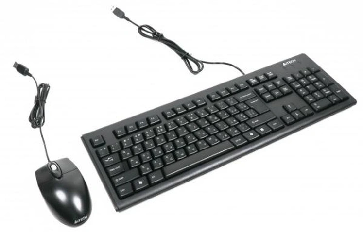 Комплект A4-Tech KRS-8372 (KRS-83 + OP-720) USB Black