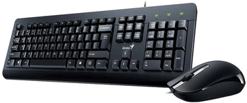 Комплект Genius KM-160 USB Black Ukr (31330001419)
