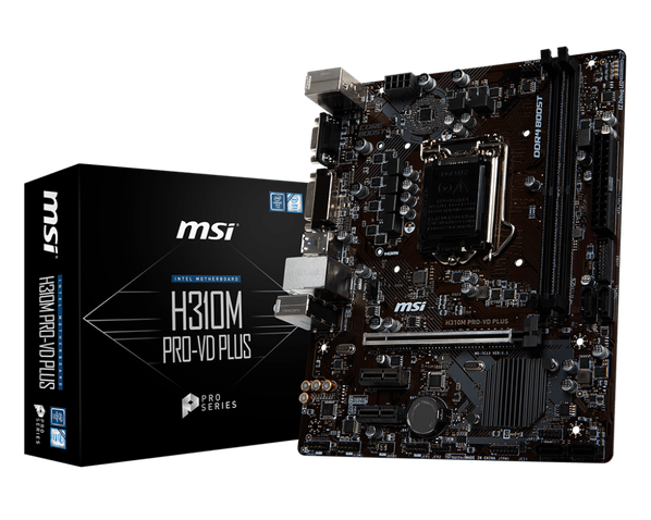 Материнська плата MB MSI H310M pro-vd не робить нормально лан до 10мб б/в