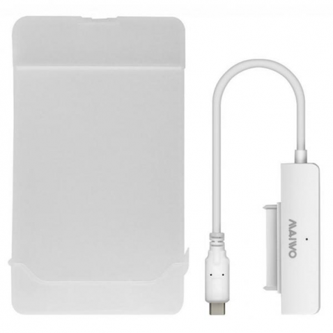 Кишеня для HDD/SSD 2.5" MAIWO K104-U3S USB 3.0, білий, зовнішня