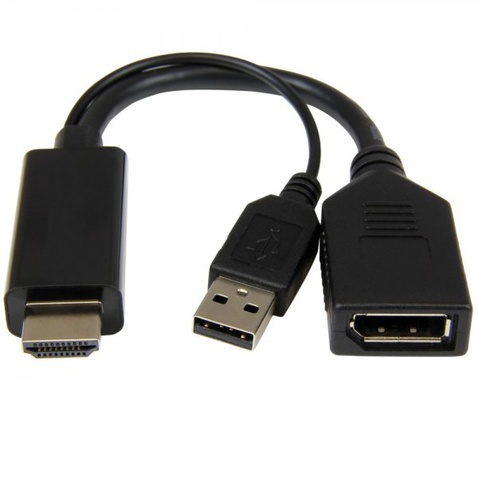 Перехідник HDMI на DisplayPort, 4K 30Hz