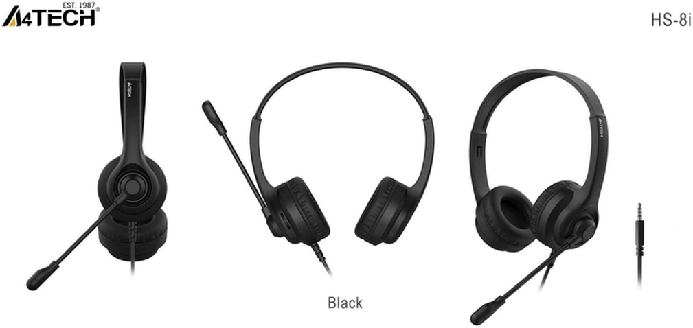 Навушники A4Tech HS-8i Black