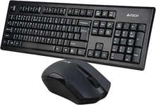 Комплект бездротовий A4 Tech 3000N, V-Track, клавіатура+миша, чорний