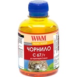 Чорнило WWM Canon IPF-107Y 200г Yellow (C67/Y)