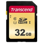 Карта пам'яті SDHC 32GB Transcend Class 10 UHS-I U1 (TS32GSDC500S)