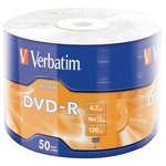 Диск DVD-R Verbatim 4.7Gb 16X CakeBox 50шт (43791)