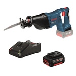 Пила дискова  Bosch GKS 18 V-LI-акумуляторна, + GBA 18 4,0 Ач + GAL 18V-40 0.615.990.L6H