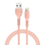 Кабель  ACCLAB AL-CBCOLOR-L1PH USB-Lightning 1.2м Peach (1283126518201)