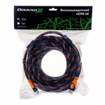 Кабель  Grand-X HDMI - HDMI, (M/M), 10 м, Black-Orange (HDN10-4K)