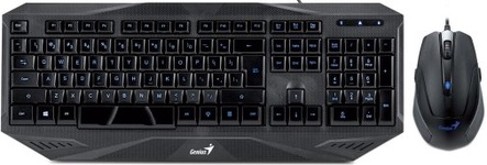 Комплект клавіатура+миша  Genius KM-G230 UKR Black (31330029105)