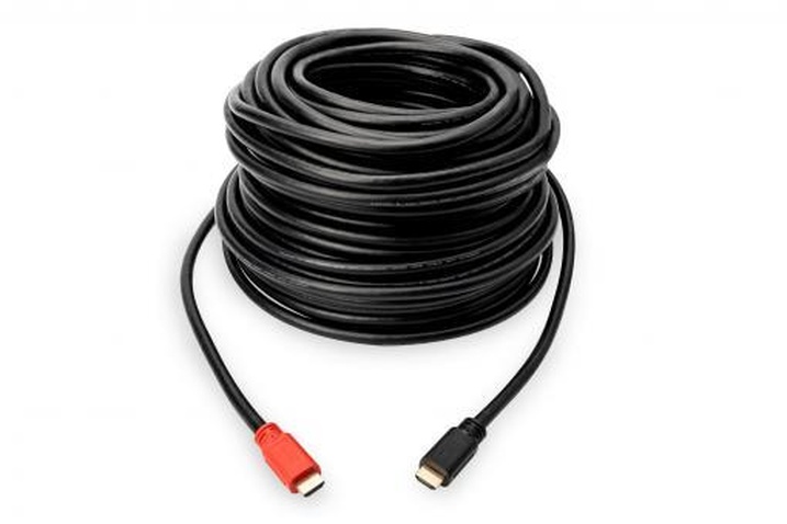 Кабель  ASSMANN HDMI High speed з підсилювачем (AM/AM) 15m, black AK-330105-150-S